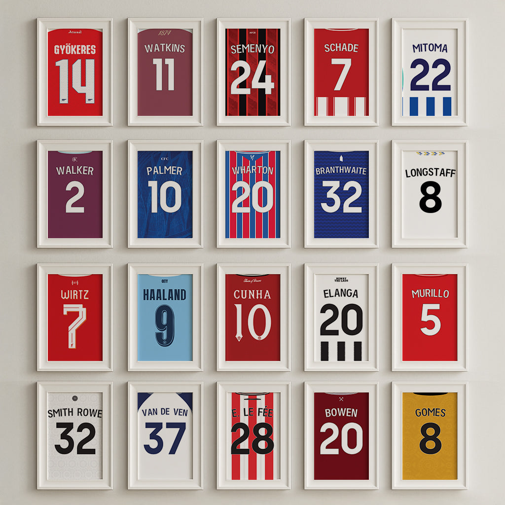 Premier League Home Shirts