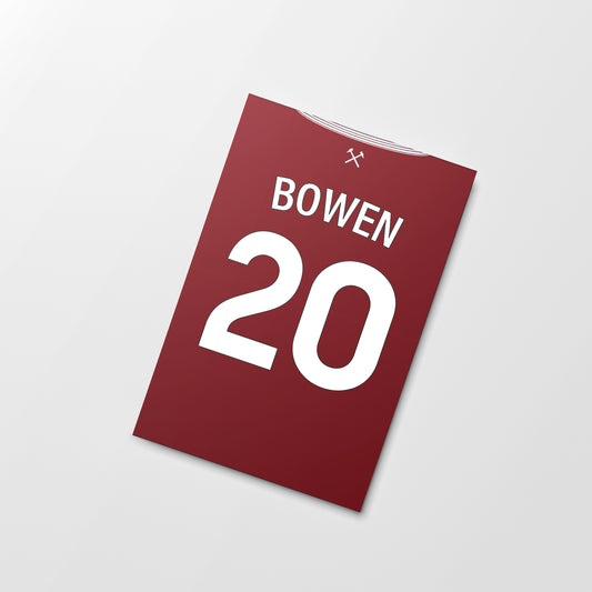 Jarrod Bowen Semi-Gloss Poster