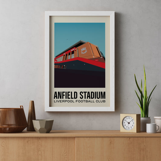 Anfield Wooden Framed Poster With Premium Semi-Glossy Paper